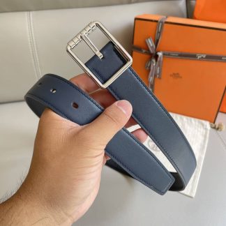 Replica Hermes Kelly Belt Black
