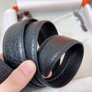 Replica Hermes Alligator Belt