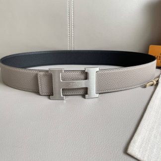 Replica Hermes Gold Buckle Black Belt