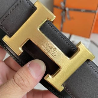 Replica Hermes Kelly Belt White
