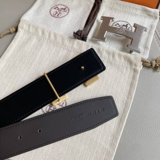 Replica Hermes Kelly Belt White