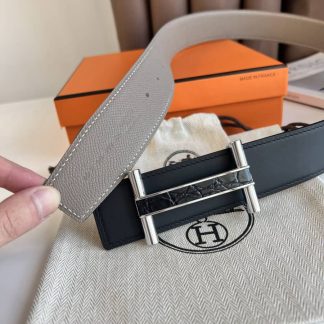 Replica Hermes H Belt Buckle & Reversible Leather Strap