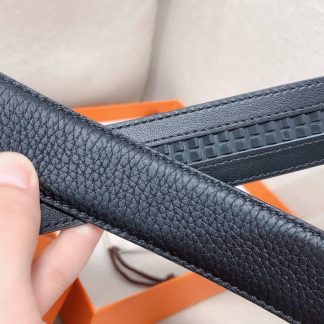 Wholesale Hermes Clemence Leather Logo Belt