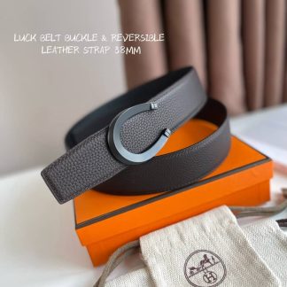 Replica Hermes Luck Belt Buckle & Reversible Leather Strap