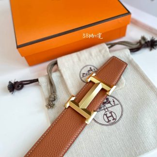 Replica Hermes Luck Belt Buckle & Reversible Leather Strap