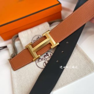 Replica Hermes Luck Belt Buckle & Reversible Leather Strap
