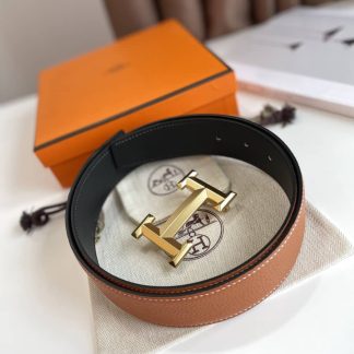 Replica Hermes Luck Belt Buckle & Reversible Leather Strap