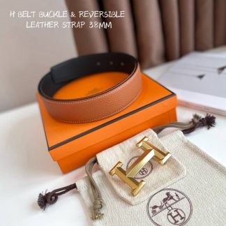 Replica Hermes Luck Belt Buckle & Reversible Leather Strap