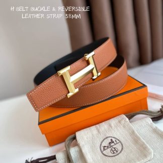 Replica Hermes Luck Belt Buckle & Reversible Leather Strap