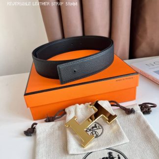 Replica Hermes H Belt Buckle & Reversible Leather Strap