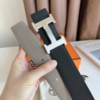 Replica Hermes H Belt Buckle & Reversible Leather Strap