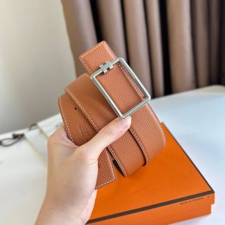 Replica Hermes Tube H Belt Buckle & Reversible Leather Strap
