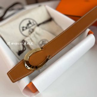 Replica Hermes Luck Belt Buckle & Reversible Leather Strap