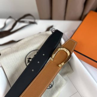 Replica Hermes Luck Belt Buckle & Reversible Leather Strap