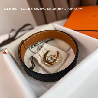 Replica Hermes Luck Belt Buckle & Reversible Leather Strap