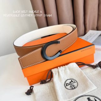 Replica Hermes Luck Belt Buckle & Reversible Leather Strap