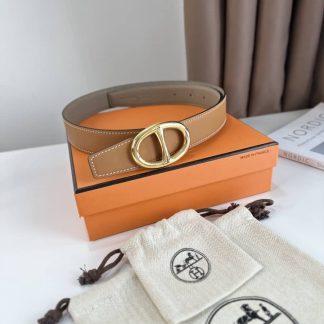 Replica Hermes H Belt Buckle & Reversible Leather Strap