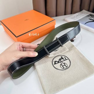 Replica Hermes Rider Belt Buckle & Reversible Leather Strap