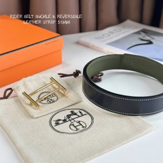 Replica Hermes Rider Belt Buckle & Reversible Leather Strap