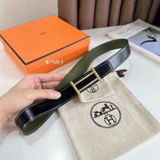 Replica Hermes Rider Belt Buckle & Reversible Leather Strap