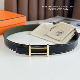 Replica Hermes Rider Belt Buckle & Reversible Leather Strap