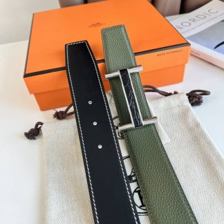 Replica Hermes Brigde Belt Buckle & Reversible Leather Strap