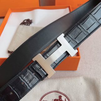 Knockoff Hermes Constance Logo Belt
