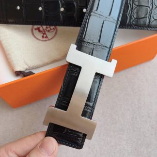 Knockoff Hermes Constance Logo Belt