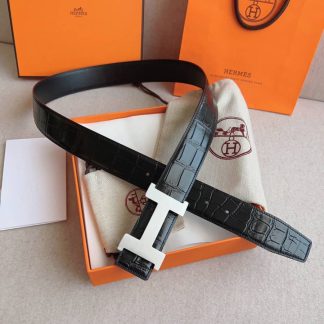 Knockoff Hermes Constance Logo Belt
