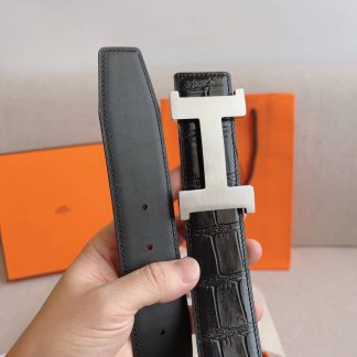 Knockoff Hermes Constance Logo Belt
