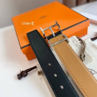7 Star Hermes Hadrien Reversible Leather Belt