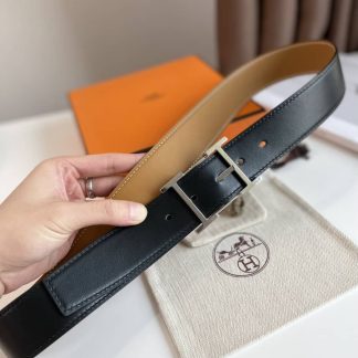 7 Star Hermes Hadrien Reversible Leather Belt