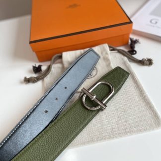 Replica Hermes Ithaque Belt Buckle & Reversible Leather Strap