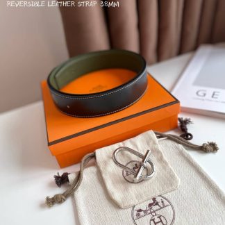 Replica Hermes Ithaque Belt Buckle & Reversible Leather Strap