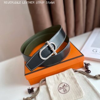 Replica Hermes Ithaque Belt Buckle & Reversible Leather Strap