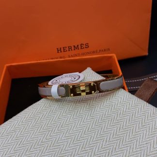 Replica Hermes Leather Wrap Bracelet