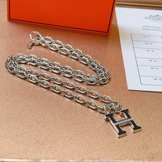 Replica Hermes Silver Necklace