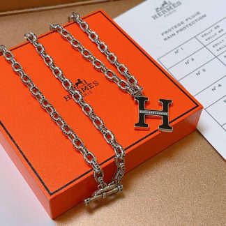 Replica Hermes Silver Necklace