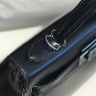 Replica Hermes Black Swift Kelly 28 Bag