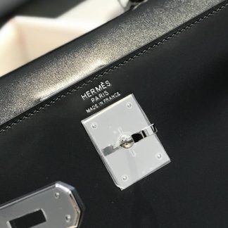 Replica Hermes Black Swift Kelly 28 Bag