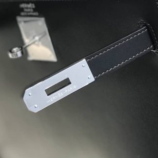 Replica Hermes Black Swift Kelly 28 Bag