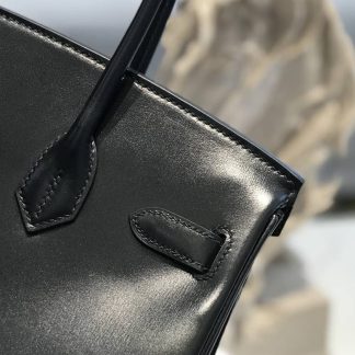 Replica Hermes Black Birkin 30 Leather Bag