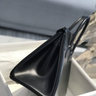Replica Hermes Black Birkin 30 Leather Bag