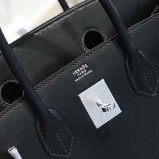 Replica Hermes Black Birkin 30 Leather Bag