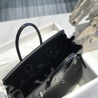 Replica Hermes Black Birkin 30 Leather Bag