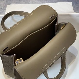 Replica Hermes Halzan 25 Leather Bag