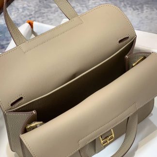 Replica Hermes Halzan 25 Leather Bag