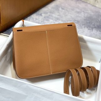 Replica Hermes Halzan 25 Leather Bag