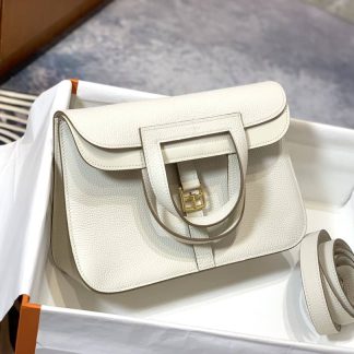 Replica Hermes Halzan 25 Leather Bag