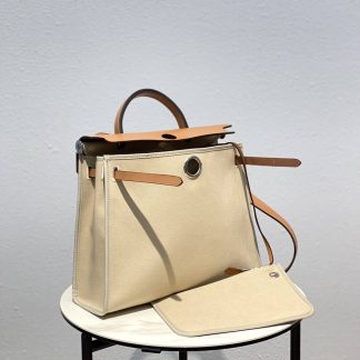 Replica Hermes Herbag Zip 31 Leather Bag